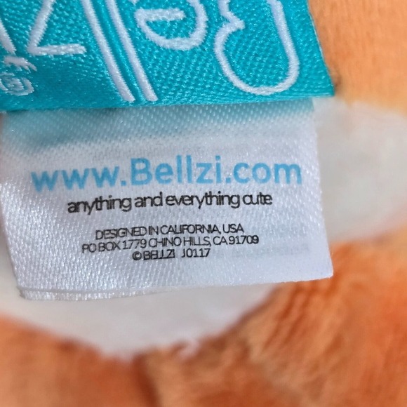 Bellzi Tiger Plush Orange Stuffed Animal Kawaii Discontinued Soft Toy Gift‎ Kids - Picture 7 of 10